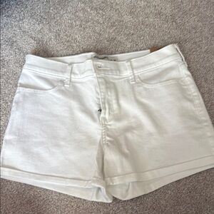 Women's White Denim Shorts Abercrombie